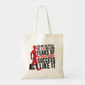 Evolutionair succes tote bag (Voorkant)