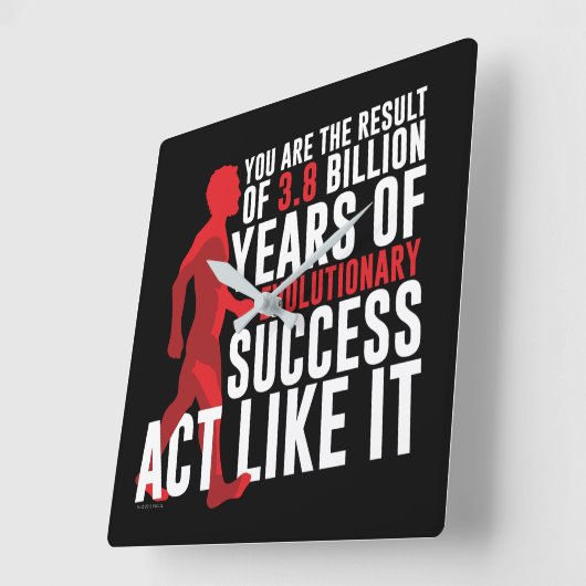 Evolutionair succes vierkante klok (Hoek)