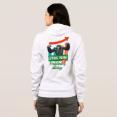 Evolutionaire Biologie Primaat Humor Hoodie (Achterkant volledig)