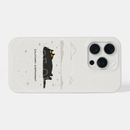 Evolutionaire Teleurstelling iPhone Hoesje (Achterkant horizontaal)