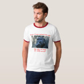 Evolutionaire vraag t-shirt (Voorkant volledig)