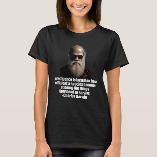 Evolutionist Quote T-shirt (Voorkant)