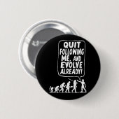 Evoluve na mij en Evolve Ronde Button 5,7 Cm (Voorkant /achterkant)