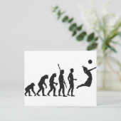 evoluvolleybal briefkaart (Staand voorkant)