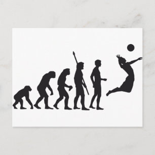 evoluvolleybal briefkaart