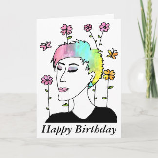 Evolve Art Birthday Kaart