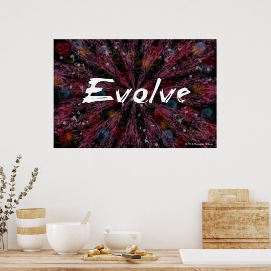 Evolve Art Poster (Keuken)