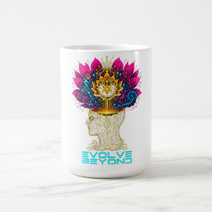 Evolve Beyond Cybernetic Mind Grafische Heren T-Sh Koffiemok