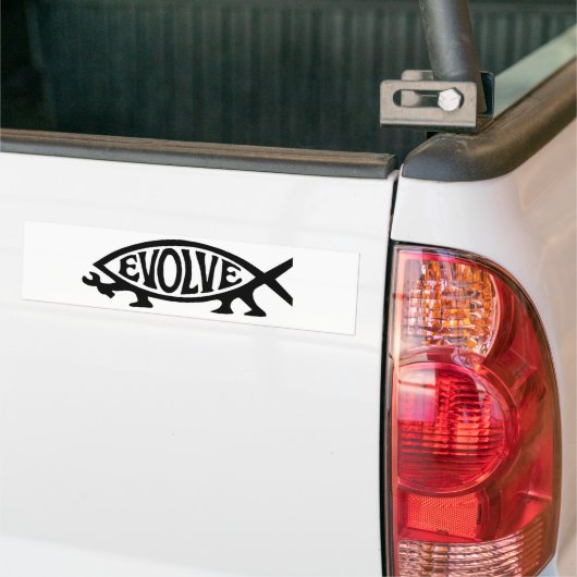 Evolve Fish Bumpersticker (Op Truck)