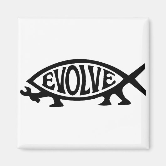 Evolve Fish Magneet (Voorkant)