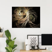 Evolve Flame Fractal Poster (Thuiskantoor)