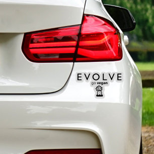 Evolve, Go Vegan, Activism Sticker