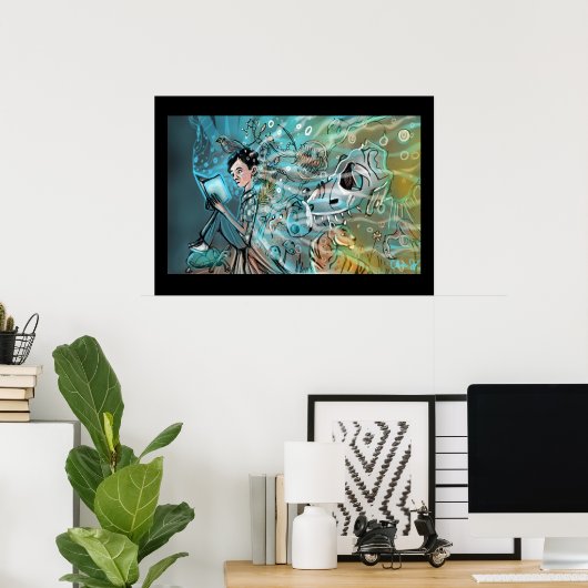 Evolve Illustration Print van Chris Jay (Thuiskantoor)