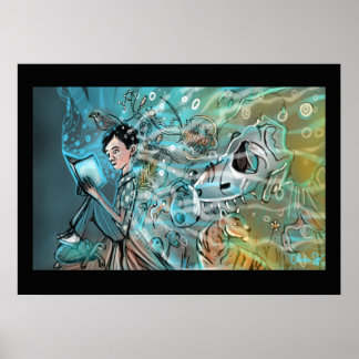 Evolve Illustration Print van Chris Jay