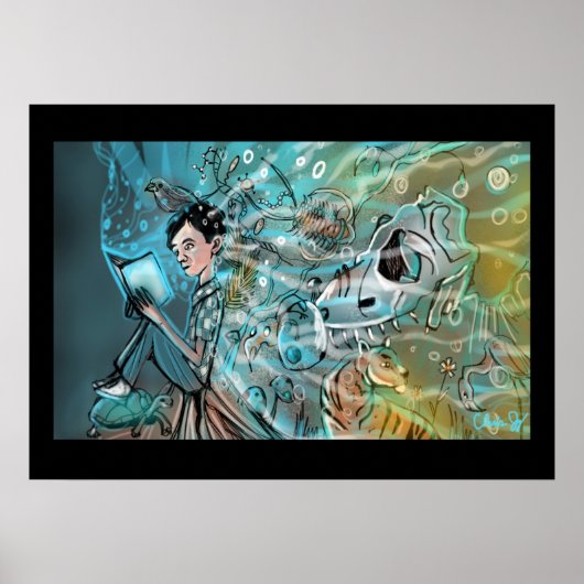 Evolve Illustration Print van Chris Jay (Voorkant)