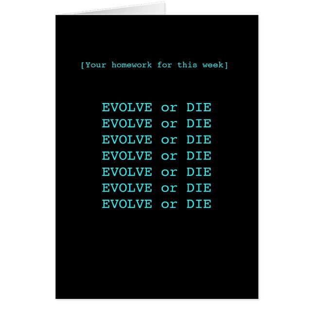 Evolve of die (Voorkant)