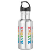 Evolve Peace Sign Waterfles (Achterkant)