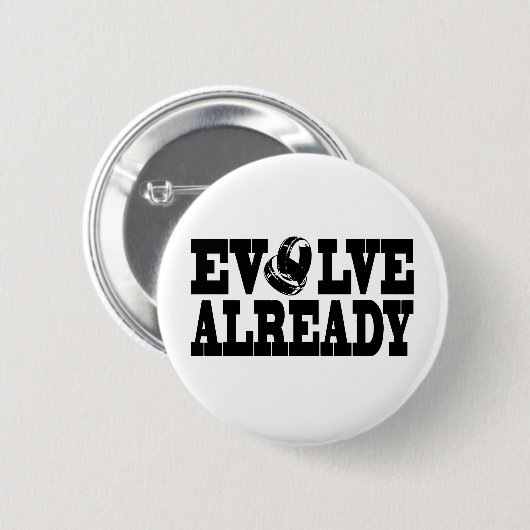Evolve reeds ronde button 5,7 cm (Voorkant /achterkant)