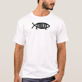 EVOLVE T-SHIRT SMALL grappige evolutietechniek ath (Voorkant)