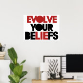 Evolve Uw Beliefs Poster (Thuiskantoor)