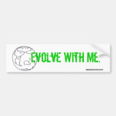 Evolve with Me Bumpersticker (Voorkant)