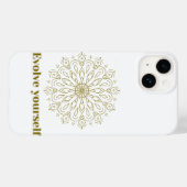 "Evolve Yourself" Mandala Kunst Phone Hoesje (Achterkant (horizontaal))