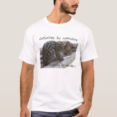 Evolved letaliteit. Accidentele voorzichtigheid. T-shirt (Voorkant)