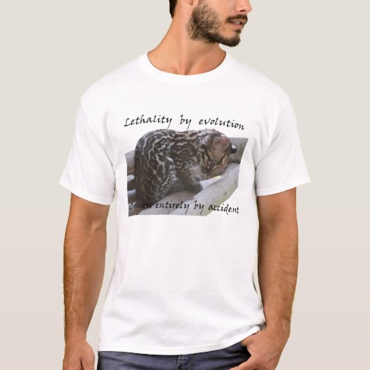 Evolved letaliteit. Accidentele voorzichtigheid. T-shirt (Voorkant)