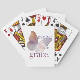 Evolveer met Grace Thema  Pokerkaarten