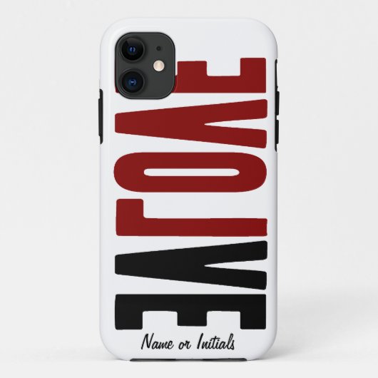 Evolveren met LOVE Case-Mate iPhone Case (Achterkant)