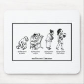 Evolving bibliothecaand muispad. muismat (Voorkant)