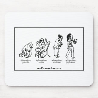 Evolving bibliothecaand muispad. muismat