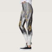 "Evolving Patronen #12", Art Yoga Pants Leggings (Links)