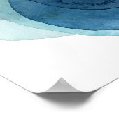 Evolving Planets - Waterverf cirkels Poster (Hoek)