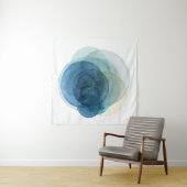 Evolving Planets - Waterverf cirkels Wandkleed (In Situ (horizontaal))