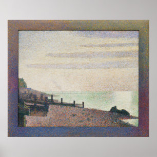 Evond Honfleur door Georges Seurat Poster