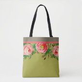 Evond Roos Springtime Tote Bag (Voorkant)