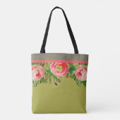 Evond Roos Springtime Tote Bag (Achterkant)