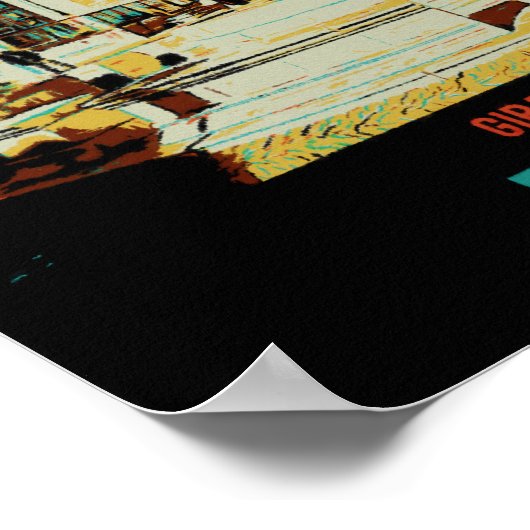 Evora Giraldo Square afbeelding Portugal  Poster (Hoek)