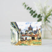 Evora, Portugal - Kunstschilderij Briefkaart (Staand voorkant)