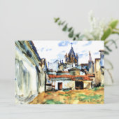 Evora, Portugal - Kunstschilderij Kaart (Staand voorkant)