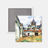 Evora, Portugal - Kunstschilderij Magneet (Voorkant / Achterkant)