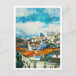 Evora Portugal Mooi olieverflandschap Briefkaart