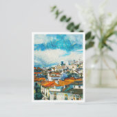 Evora Portugal Mooi olieverflandschap Briefkaart (Staand voorkant)