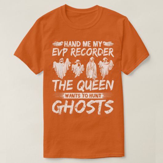 EVP Recorder Ghost Hunting T-shirt (Design voorkant)