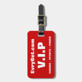 EvryBet VIP Bagagelabel (Voorkant verticaal)