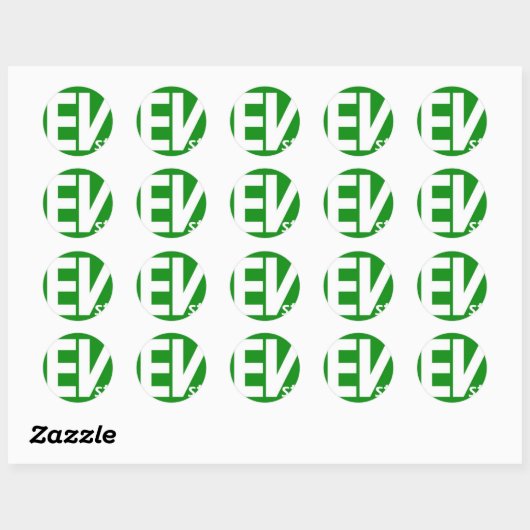 EVst-Stickers Ronde Sticker (Vel)