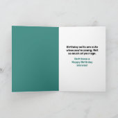 Ew David-Funny Fat beeld David Birthday Kaart (Binnen)