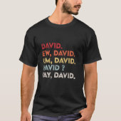 Ew David Funny  Retro Distress Women Gift T-shirt (Voorkant)