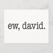 Ew David Meme Briefkaart (Voorkant)